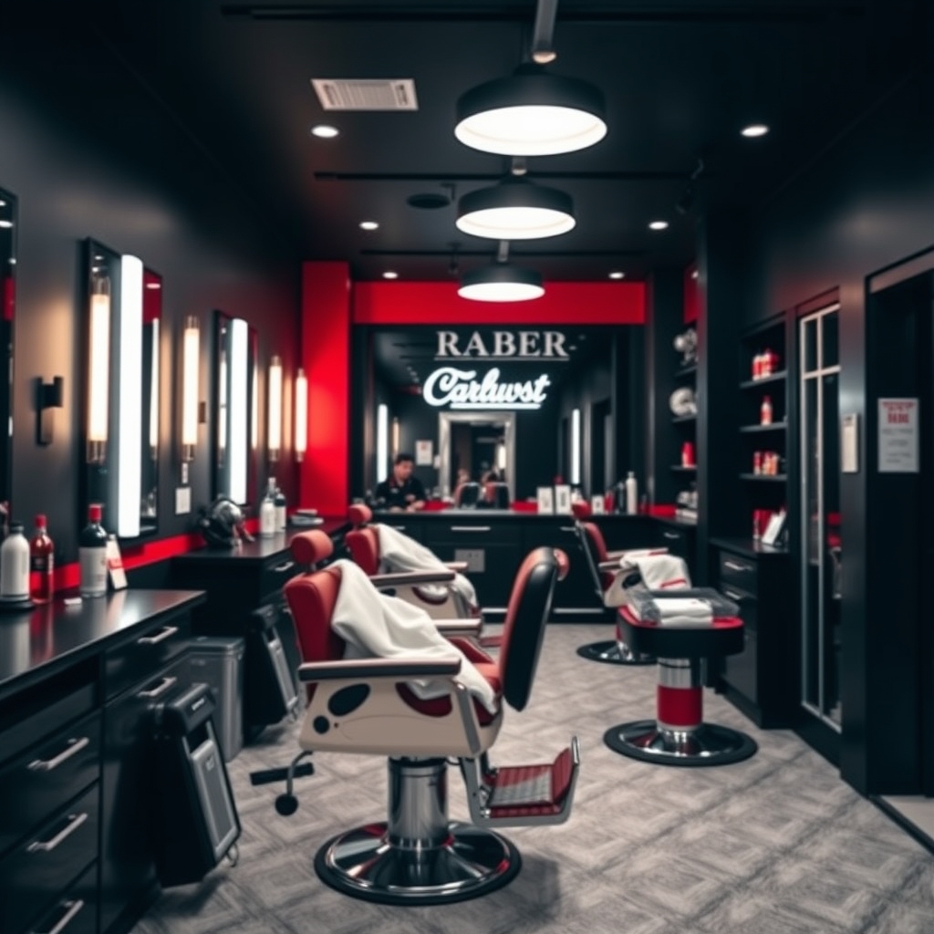 Barber shop styling detail